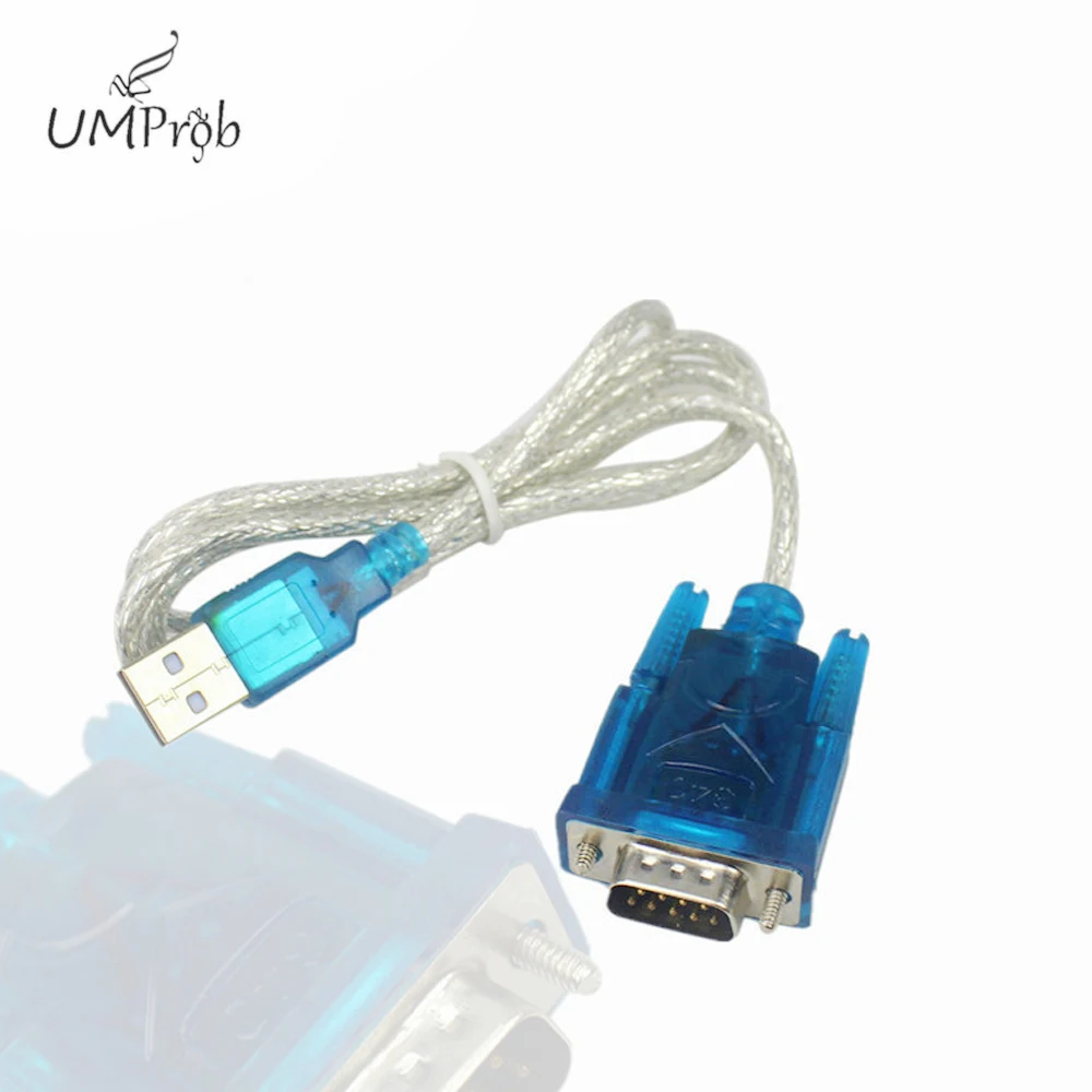 HL-340 USB To RS232 COM Port Serial PDA 9 Pin DB9 Cable Adapter Support Windows7-64