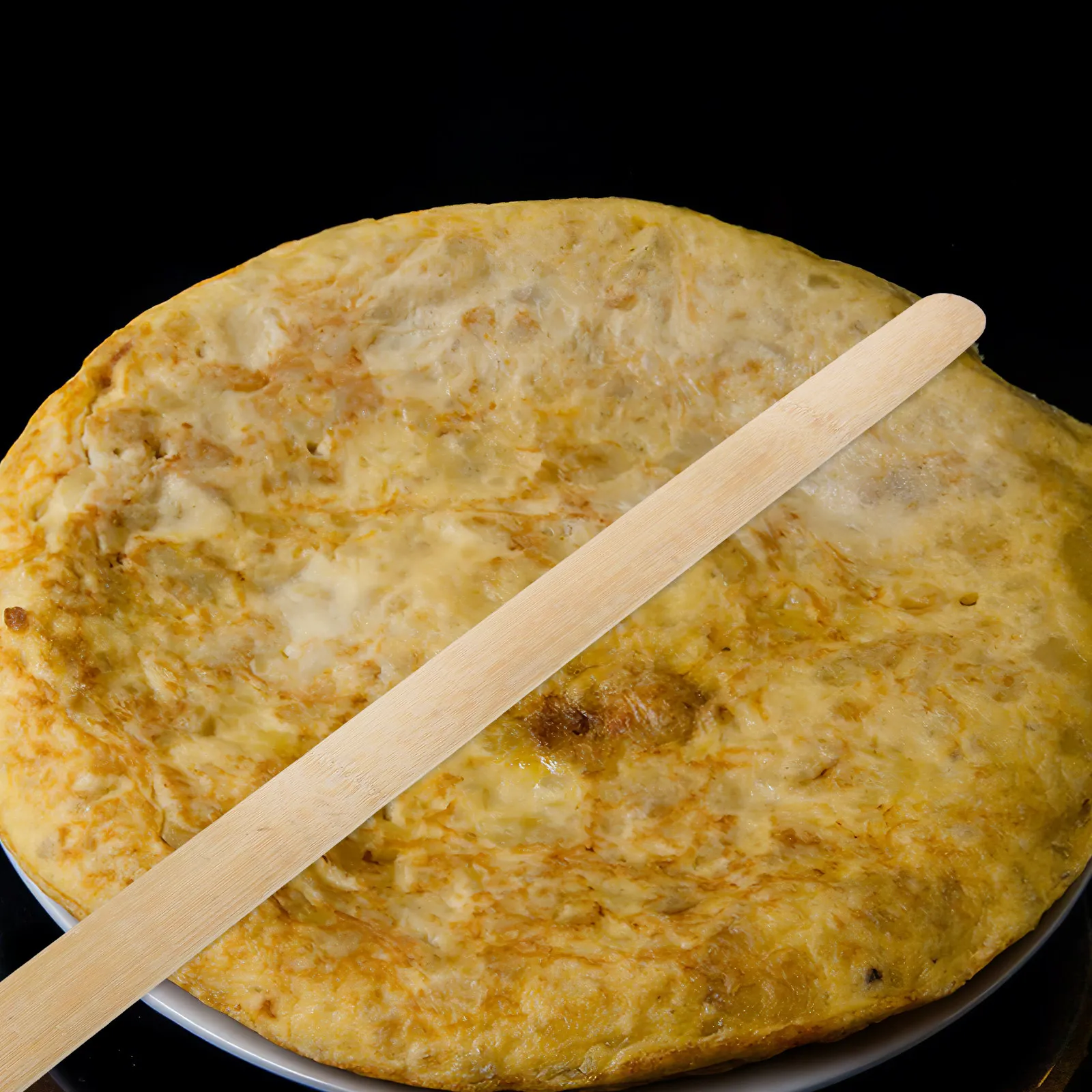 Bamboo Pancake Turner Spatula Flipper Crepe Maker Dough Lifter Long Handle Kitchen Utensil Safe Cooking Tool Household