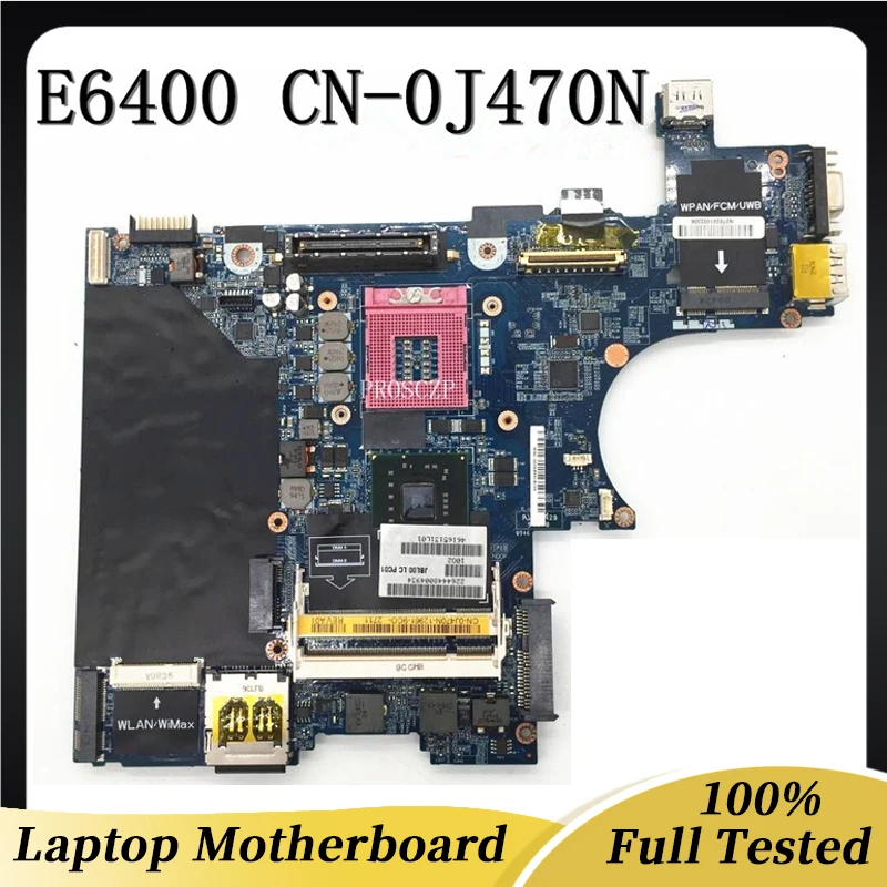 

CN-0J470N 0J470N J470N Free Shipping High Quality Mineboard For Dell E6400 JBL00 LA-3805P Laptop Motherboard 100% Full Tested OK