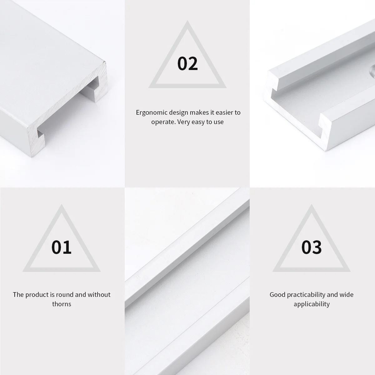 

1Pcs T-Shaped Groove Rail Clamp Slot 300mm Durable Fixing Clamp Tool Practical Holder for Wide Application T-Shaped Track