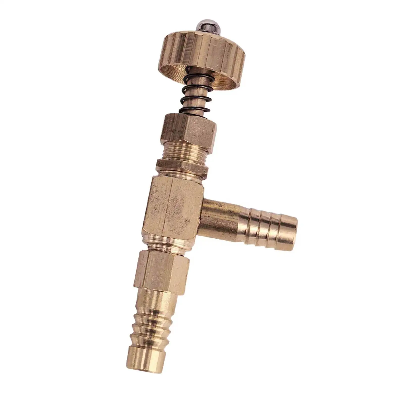 

6,5 мм, 8 мм, 10 мм, шланг с колючим колено, латунный игольчатый клапан, регулирующий клапан с пружиной для газа