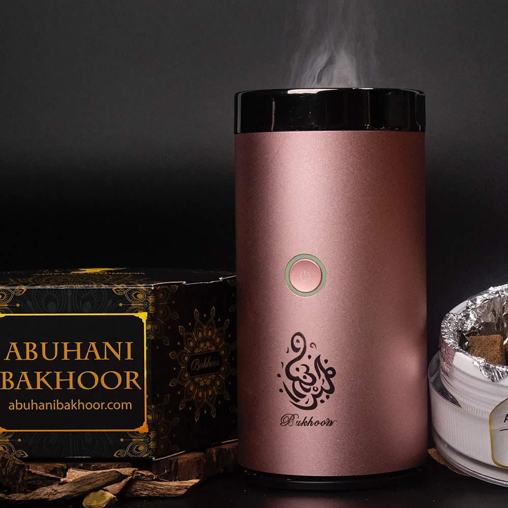 

Bukhoon-Original B008 Car Electronic Incense Burner, Portable Rechargeable, Arab Muslim Dukhoon Holder, Bakhoor Censer
