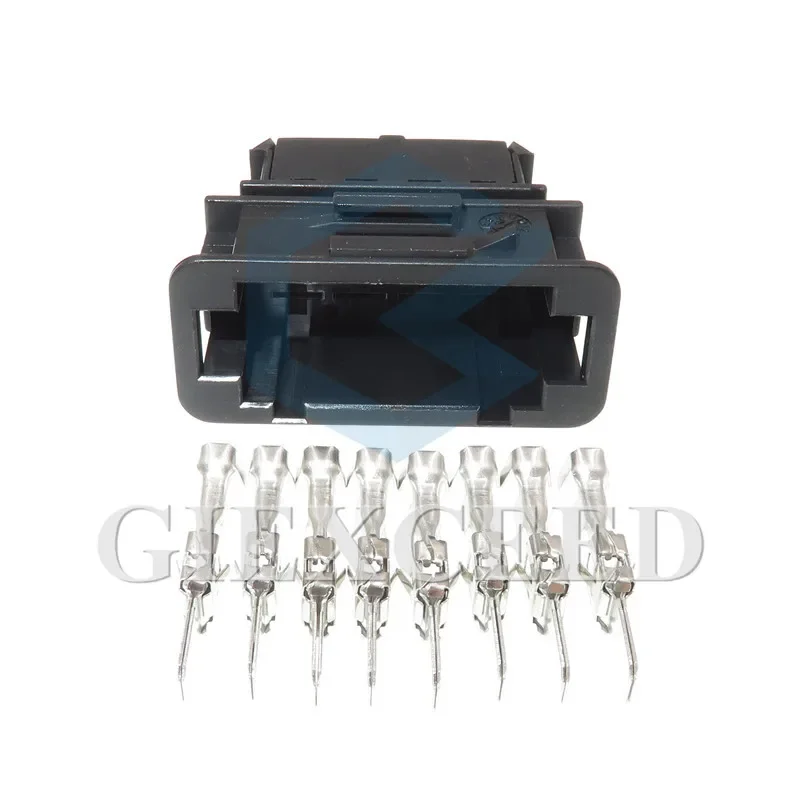 

2 комплекта 8-контактного переменного тока в сборе 1J 0972784 6,3 мм автоматический электрический кабельный разъем с клеммами 1J0 972 784 для VW