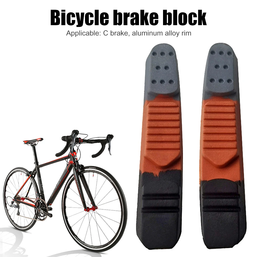 

Mi Xim 1 пара резиновых бесшумных тормозных колодок для шоссейного велосипеда C тормозной держатель колодки колодки колодки