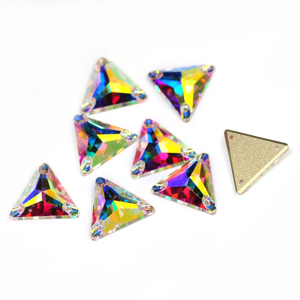 PUBRILEX Kristall AB Mix DIY Bastelbedarf Handarbeiten Nähen Edelsteine Flatback Glas Strass Kristalle Strasssteine für Kleidung – Detail 5