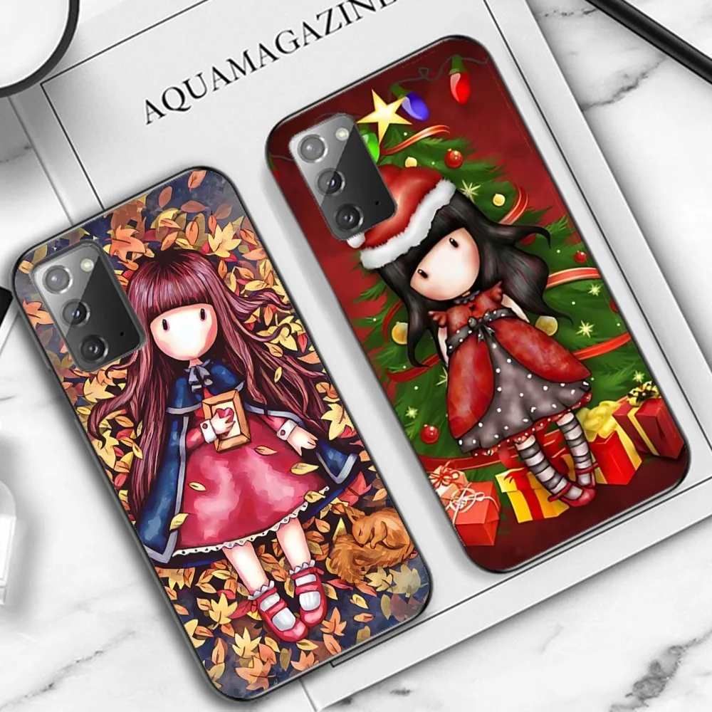 Cute Cartoon Girl Kid Santoro_gorjuss Phone Case For Samsung Note 8 9 10 20Pro Plus Lite M 10 11 20 30 21 31 51 A 21 22 42 02 03