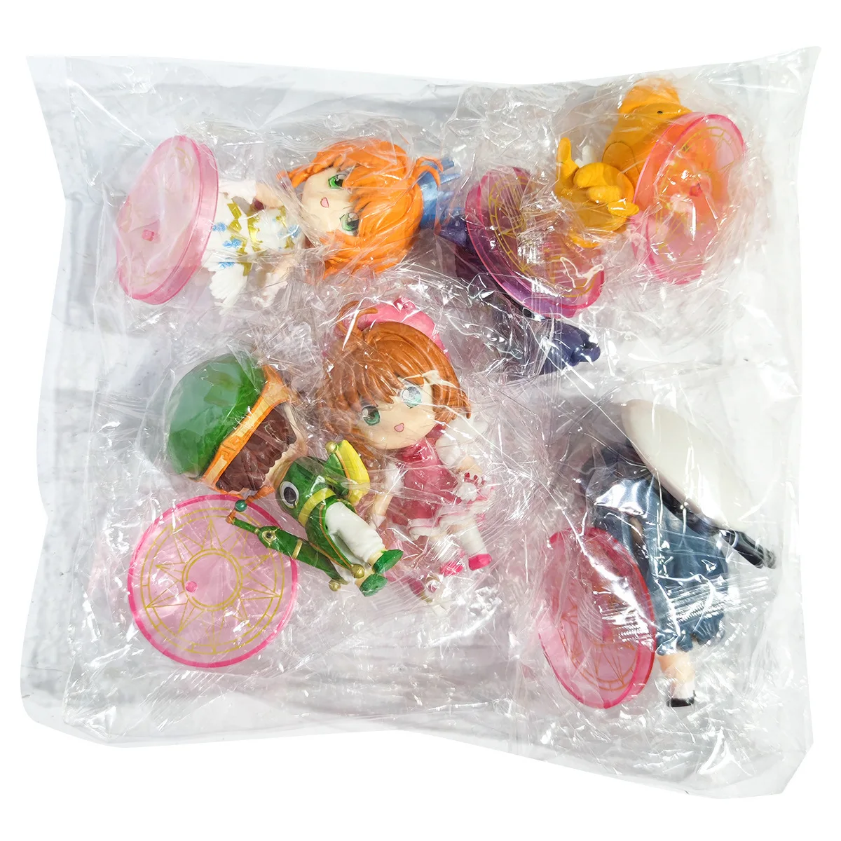 Anime Niedliche Rosa Card Captor SAKURA Actionfiguren Modelle PVC-Figur Modell Auto Tortendekoration Zauberstab Mädchen Spielzeug Geschenk – Detail 17