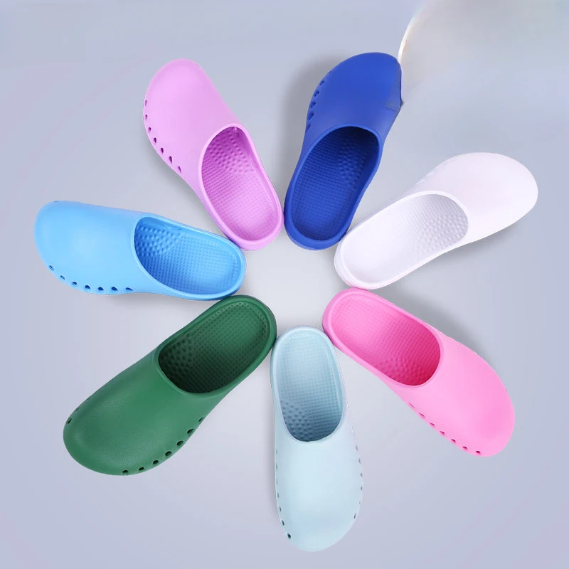 Spot Surgical Shoes Breathable Doctors Operating Room Slippers Baotou Nurse Shoes Women's Laboratory Custody Room Cave Shoes