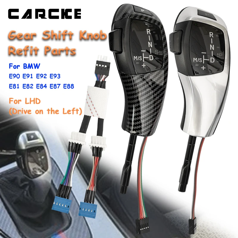 

Gear Shift Knob E90 E91/92/93 Shifter Levers Retrofit Kits Car Accessories For BMW E81/82/87/88 E84 E89 Comfortable Hand Feel