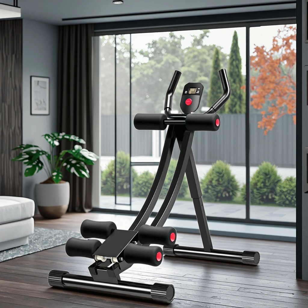 Venta al por mayor de fábrica, gimnasio de Fitness ajustable para el hogar, equipo cardio, máquina trituradora Abdominal, entrenamiento muscular de cintura