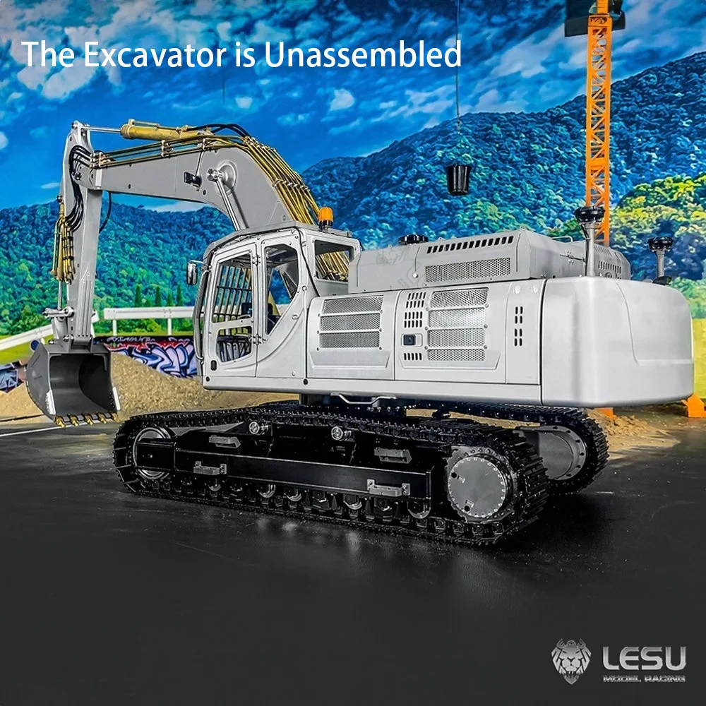 LESU 1/14 Metal SK500L RC Hydraulic Excavator Remote Control Digger Toucan RC Hobby Trucks Model Kits for Boys Outdoor Toys