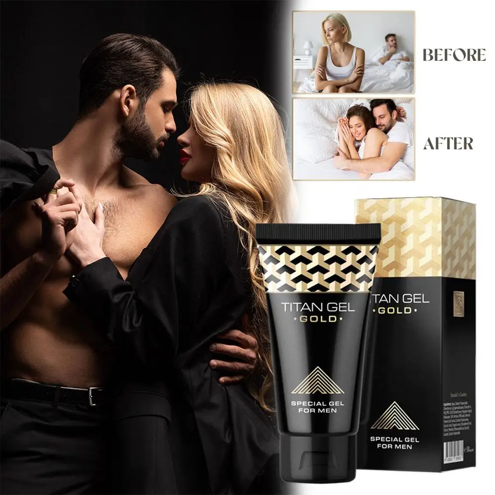 50 مللي مرهم تدليك ذكر تيتان قابل للذوبان في الماء للاستخدام الخارجي ترطيب طويل الأمد