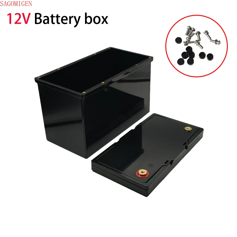 12V 24V Lifepo4 Battery Storage Box Case Solar Cells 12V 30Ah 50Ah 90Ah 105Ah 150/180Ah RV Lifepo4 Battery Plastic Storage Box