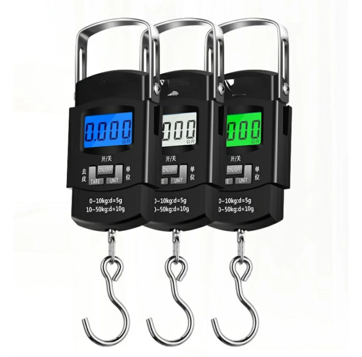 High-precision electronic scales household small mini portable spring hook fish commercial