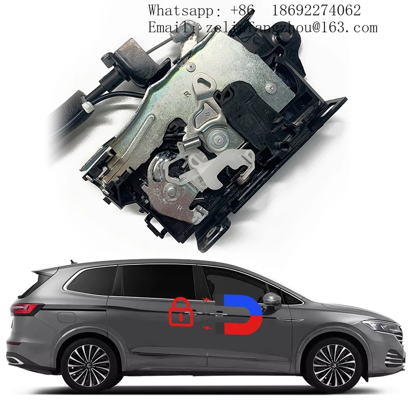 

For VW Viloran Electric Suction Door Original Mechanical Lock Modified To Electronic Lock Soft Close Power For Volkswagen