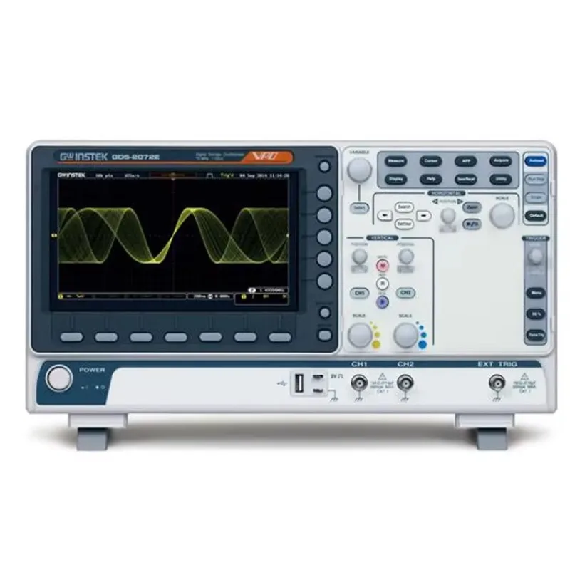 NEUES Gwinstek GDS-2000E-Serie GDS-2204E 200 MHz/100 MHz digitales Speicheroszilloskop