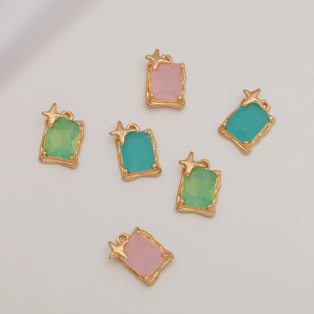 

Cordial Design 50Pcs 11*11MM Bracelet Accessories/DIY Charms/Hand Made/CZ Copper Pendant/Jewelry Findings & Components #193642