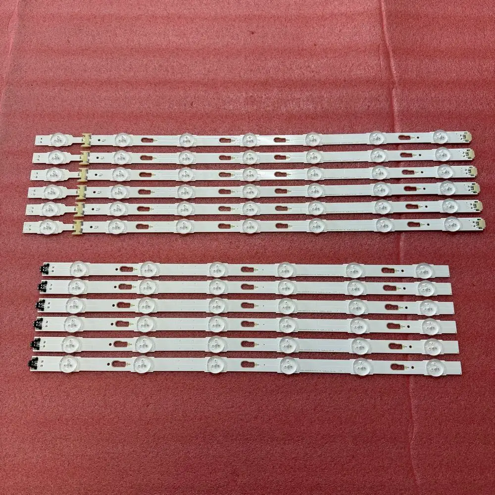

12pcs/set LED backlight Strip For 13LED Samsung UE50JU6450U UE50JU6475U UE50JU6472U UN50JU6500G UN50MU630DF BN96-34795A 34796A