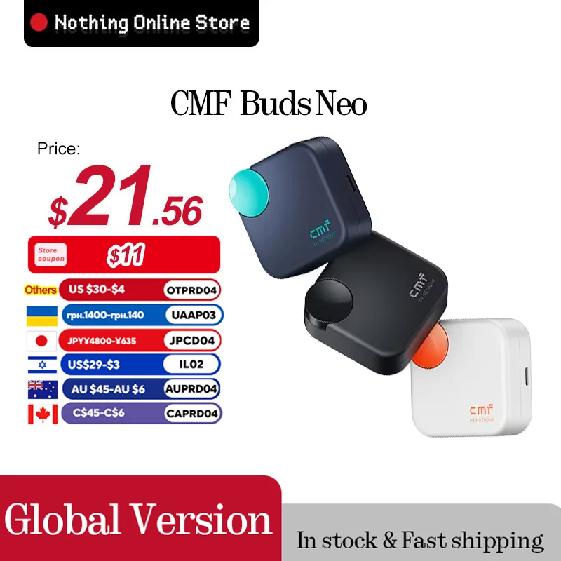【¥3,171】CMF Buds Neo-アリエク特価アラート