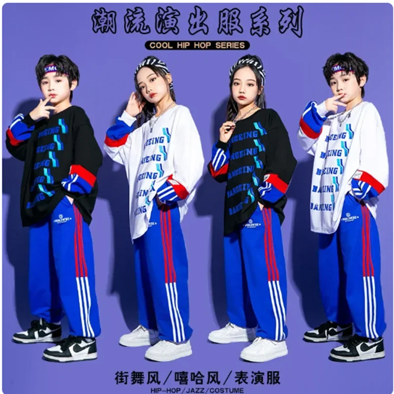 Kids Boys Girls Sets T-shirt Pant Teen Streetwear Sport Suits Sweatshirt Sweatpant Tracksuits Children Spring Autumn Clothes