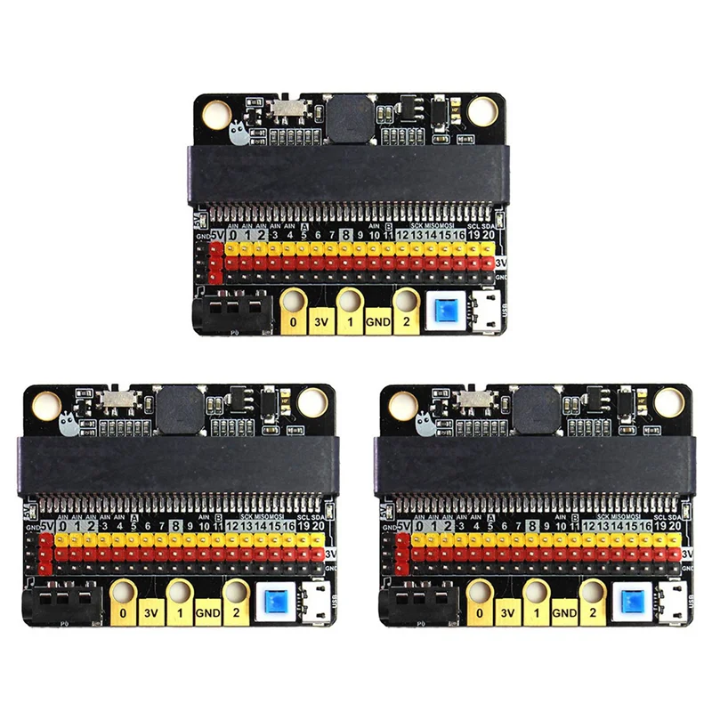 

Ingenious-3X For Microbit Expansion Board IOBIT V2.0 Micro:Bit Horizontal Adapter Board Plate Primary And Secondary Schools