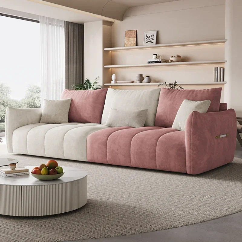 

Lounge Fancy Simple Sofa Recliner Relax Puffs Living Room Sofa Plush White Designer Muebles Para Dormitorio Home Furniture