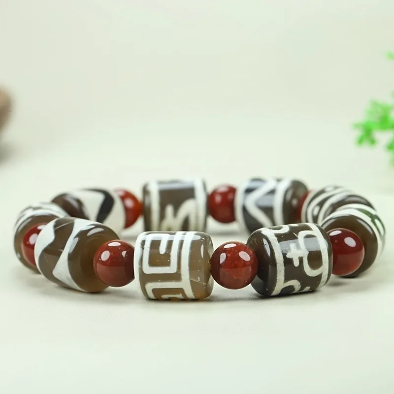 

Elegant Natural Stone Bead Bracelet, Unisex Fashion Accessories Couple Bracelet
