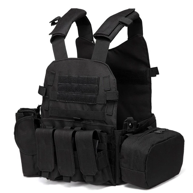 6094 Military Operations Army Combat Vest Nylon Bag Tactical Vest Bulletproof Clothing Hunting Board Carrier Air Gun Accessories