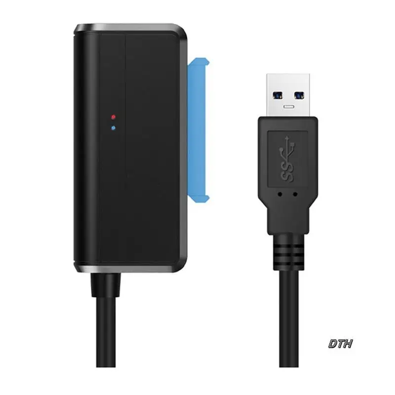 Sata إلى USB 3.0 كابل محول USB 3.0 محول القرص الصلب كابل دعم 2.5/3.5 بوصة محول SSD HDD خارجي