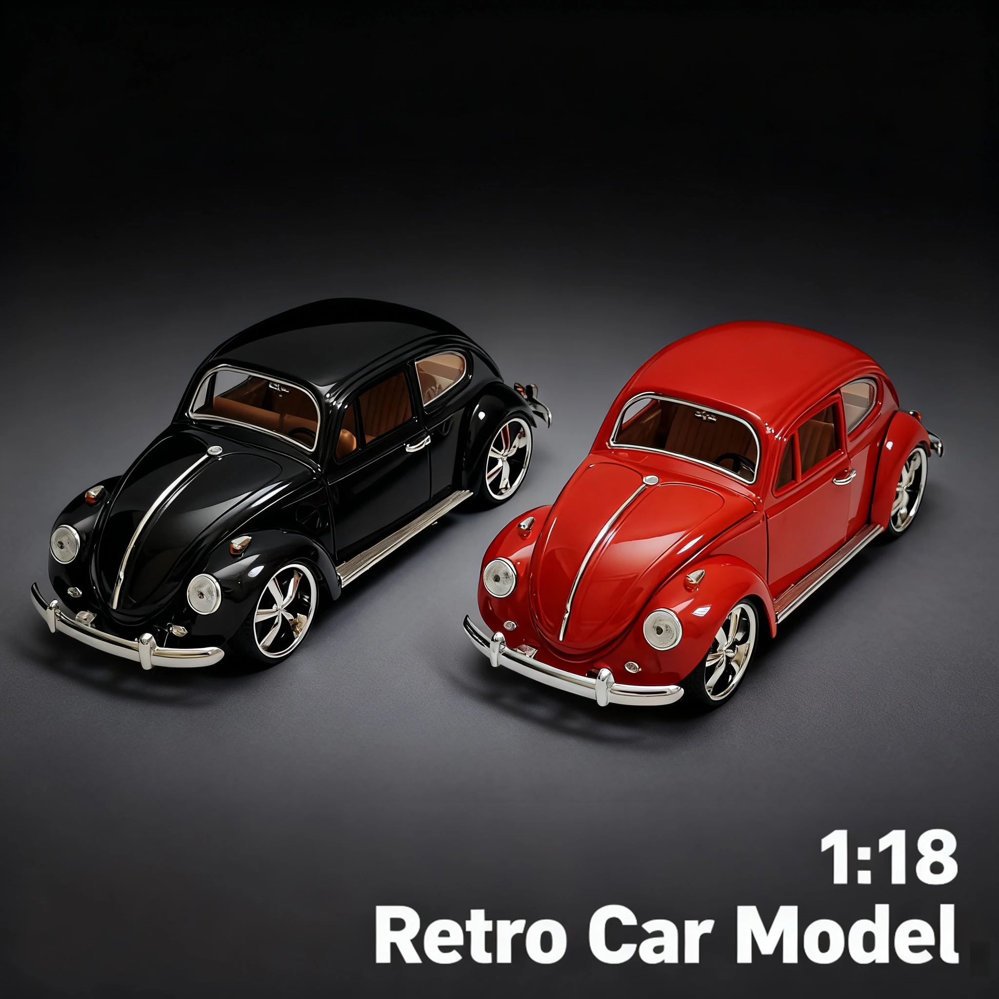 1:18 scale realistic retro industrial-era car model ornament, vehicle figurine, decorative art piece, creative model.