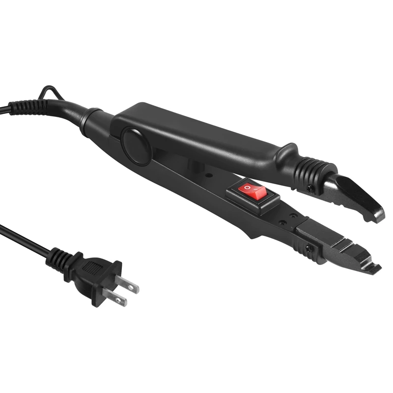 Ferramentas De Ligação De Queratina De Ferro De Extensão De Cabelo, máquina De Conector De Calor De Fusão De Cabelo, Conector De Calor De Fusão De Temperatura, plugue Preto EUA