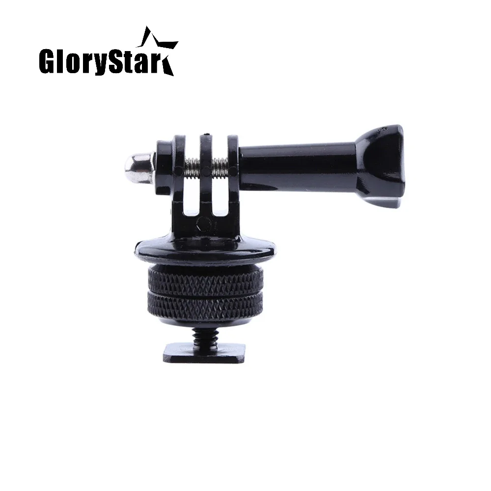 Tripé adaptador de sapata quente para go pro acessórios tripé monopé montagem parafuso adaptador com 1/4 ''para gopro hero 3 4 5 6 7 8 câmera