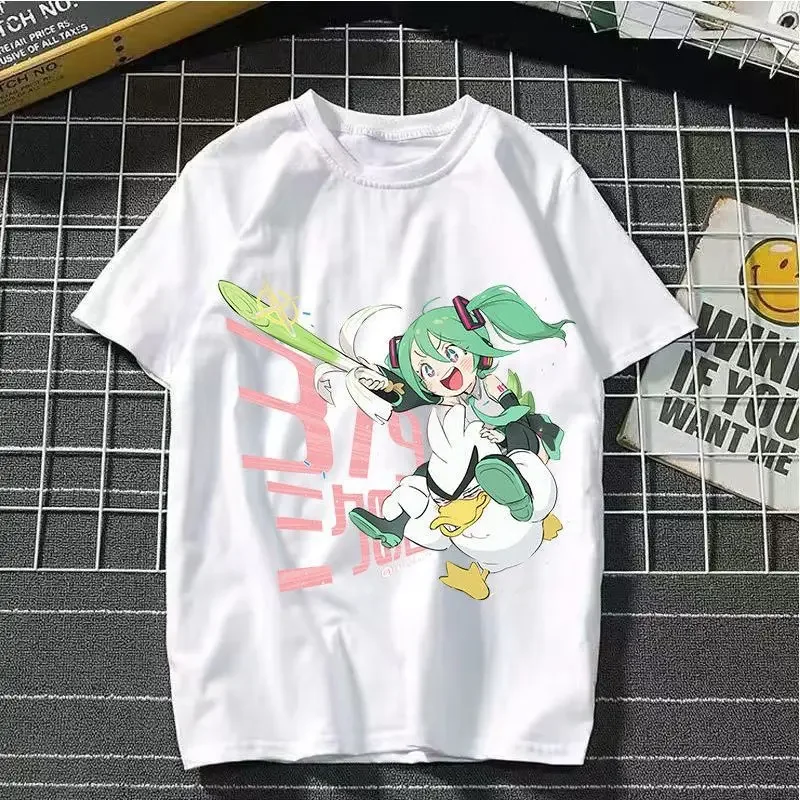 Summer miku creative student T-shirt Hatsune Miku anime peripheral two-dimensional large size short-sleeved cute couple clothes