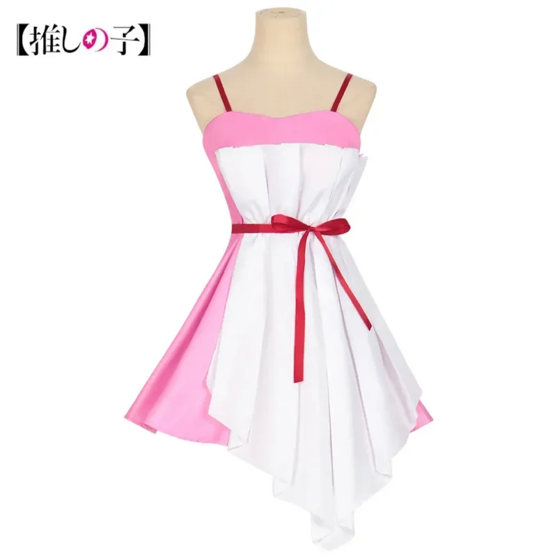 FC6Anime OSHI NO KO Hoshino Rubii Cosplay Costume Sling Evening Dress Skirt Woman Sexy Kawaii Carnival Masquerade Ball Suit@FC8！