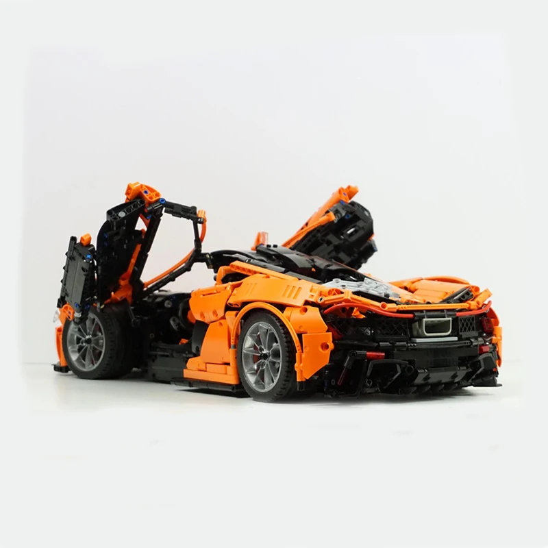 

3302 шт., Moc Speed Champion P1, гиперкар, ручная версия, только креативная детская кирпичная игрушка, строительный блок на день рождения, рождественский подарок