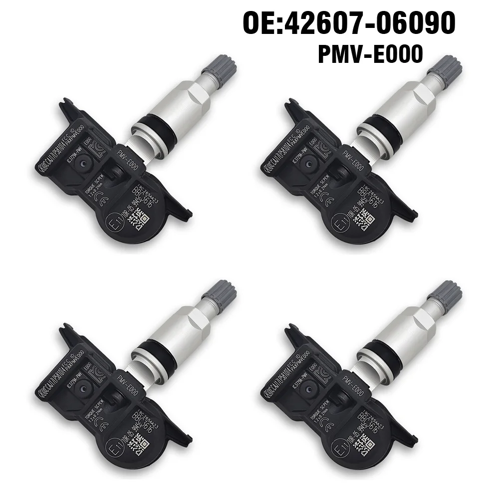 4PCS Tire Pressure Monitoring System TPMS 315Mhz For Toyota Tacoma Camry 4Runner Avalon Corolla