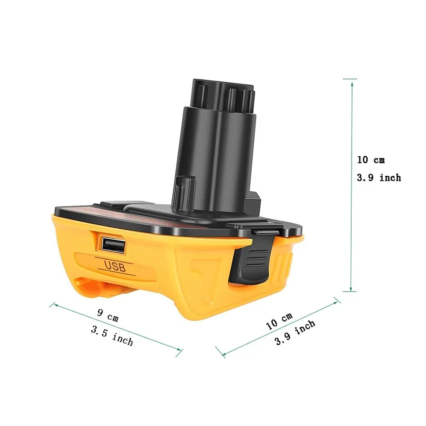 DCA1820 Adapter Converter for Dewalt 20V Lithium Battery For Dewalt 18V Ni-hm Ni-Cad Batteries DC9096 DC9098 USB Power Bank view 6