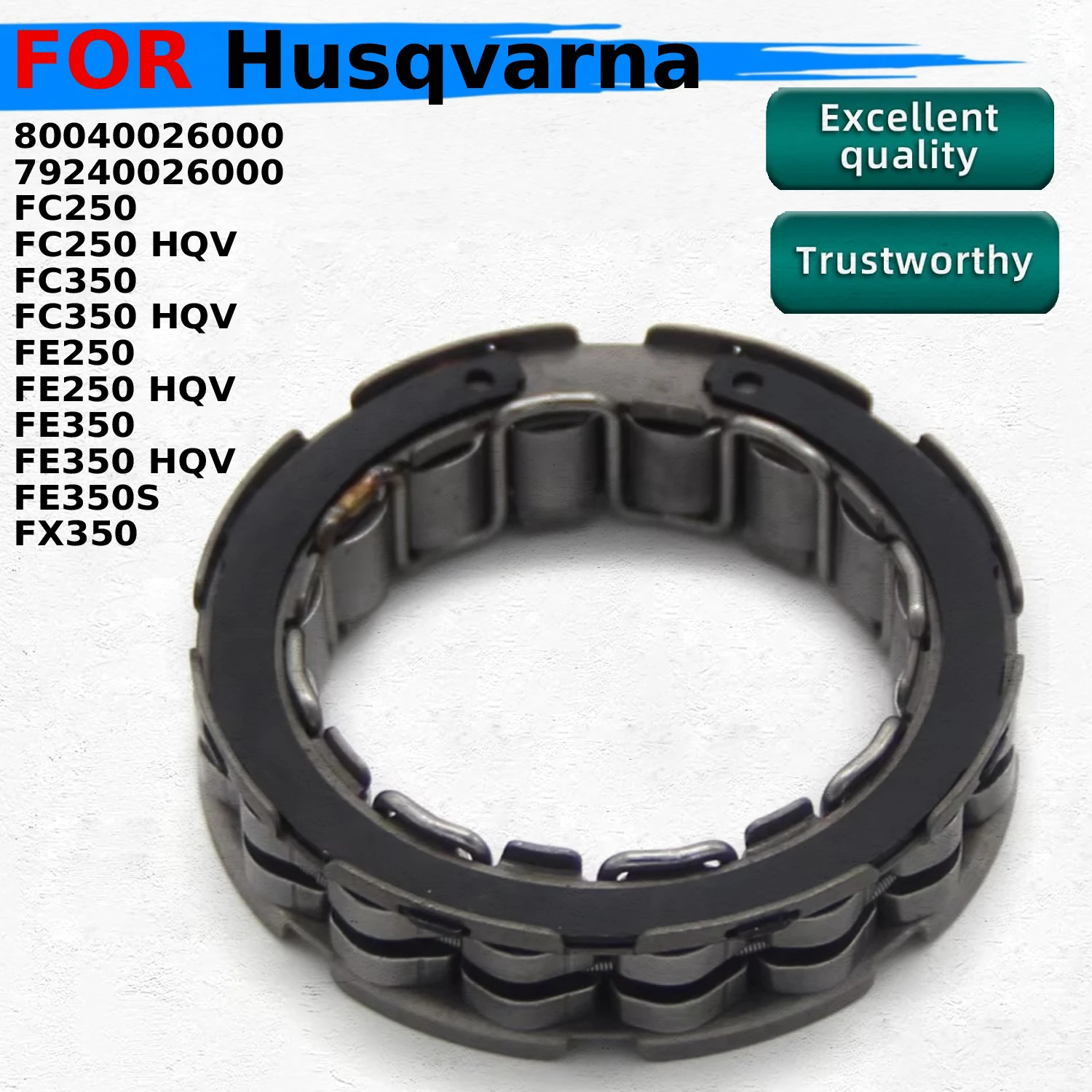 

Starter Motor One Way Clutch For Husqvarna FC250 FC350 FE250 FE350 HQV FE350S FX350 80040026000 79240026000 High Quality Parts