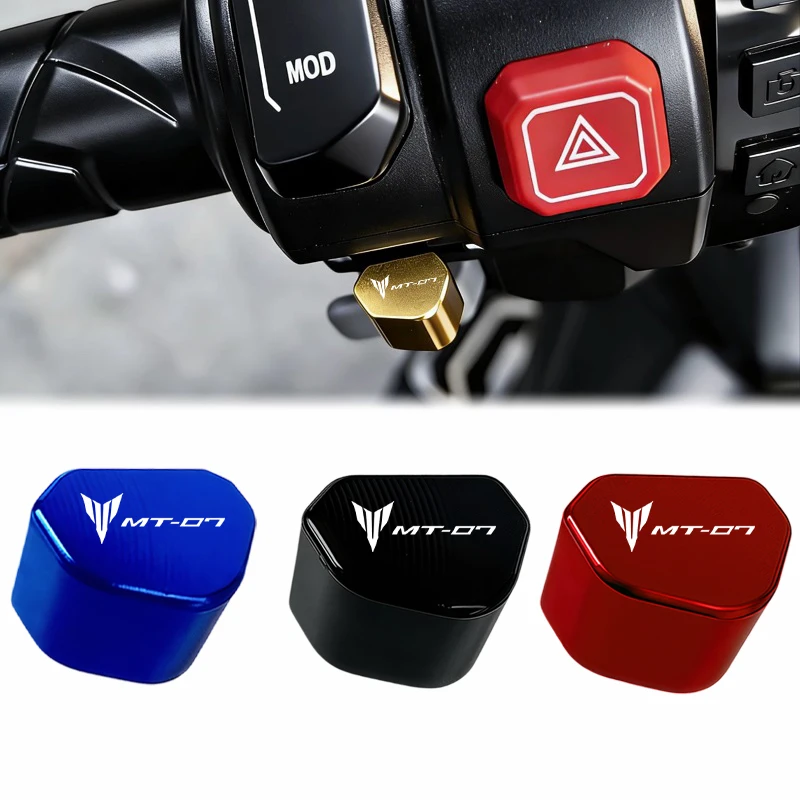 

2026 Mototcycle For YAMAHA MT07 MT-07 CNC Switch Button Turn Signal Switch Key cap Aluminum