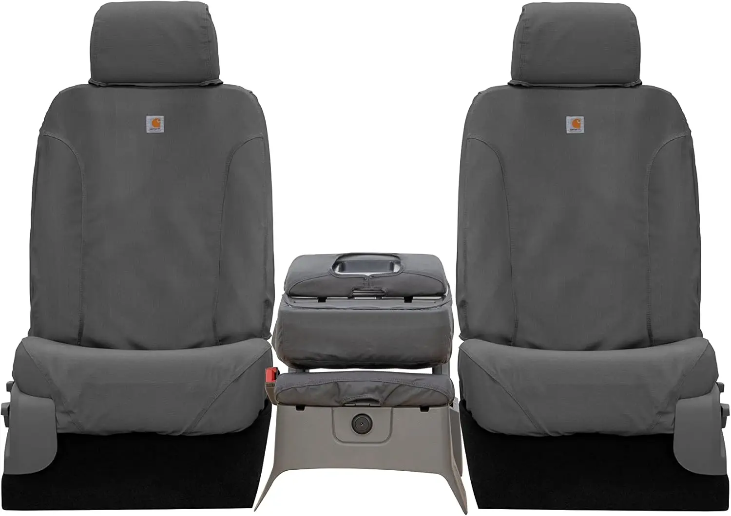 Carhartt SeatSaver Custom Seat Covers for Ford F-150 Models SSC3446CAGY 1st Row 40/20/40 Bench Seat Gravel 2015-2018 Ford F-150