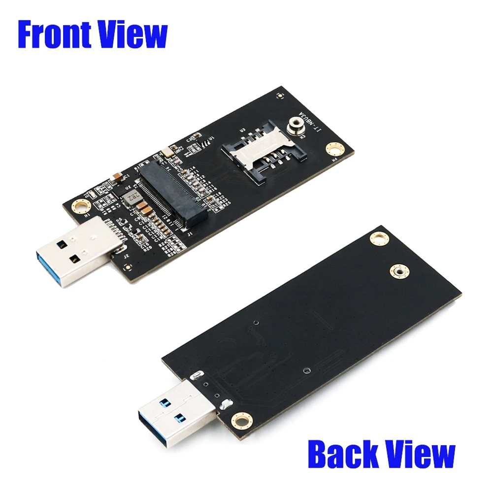 M2 To SIM USB Adapter M.2 M2 NGFF B Key To USB 3 3.0 Converter USB3.0 Expansion Card for 3G/4G/5G Module