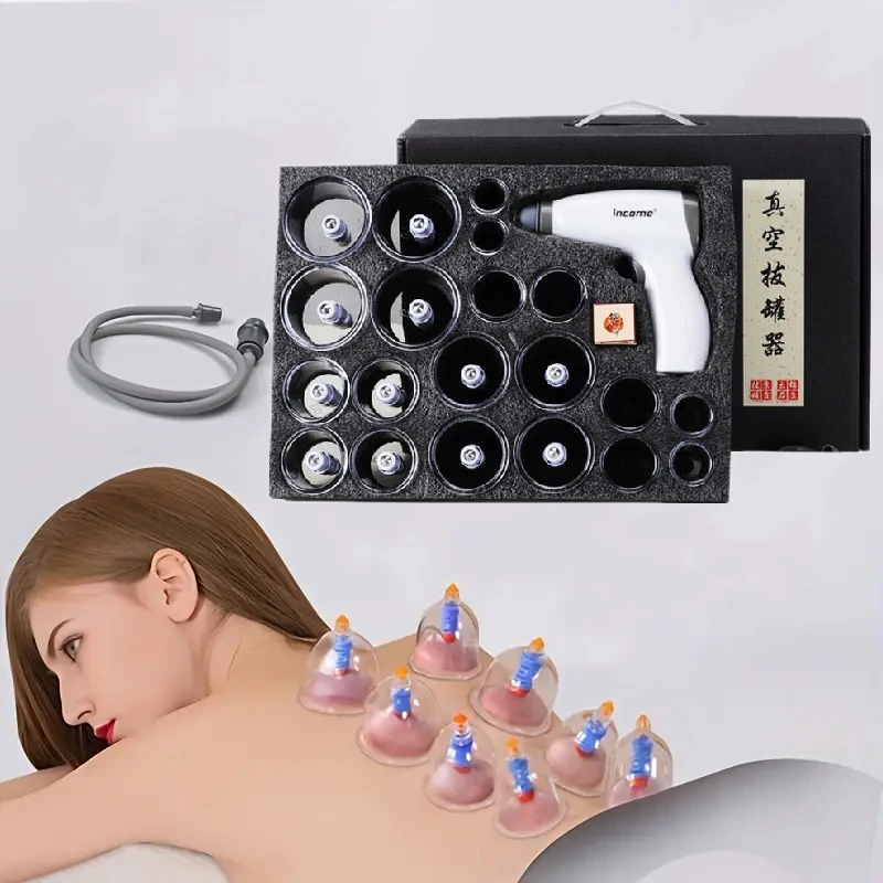 

Electric Cupping Therapy Massager Vacuum Acupuncture Suction Cups Adjustable Therapy Cupping Guasha Massage Muscle Stimulator