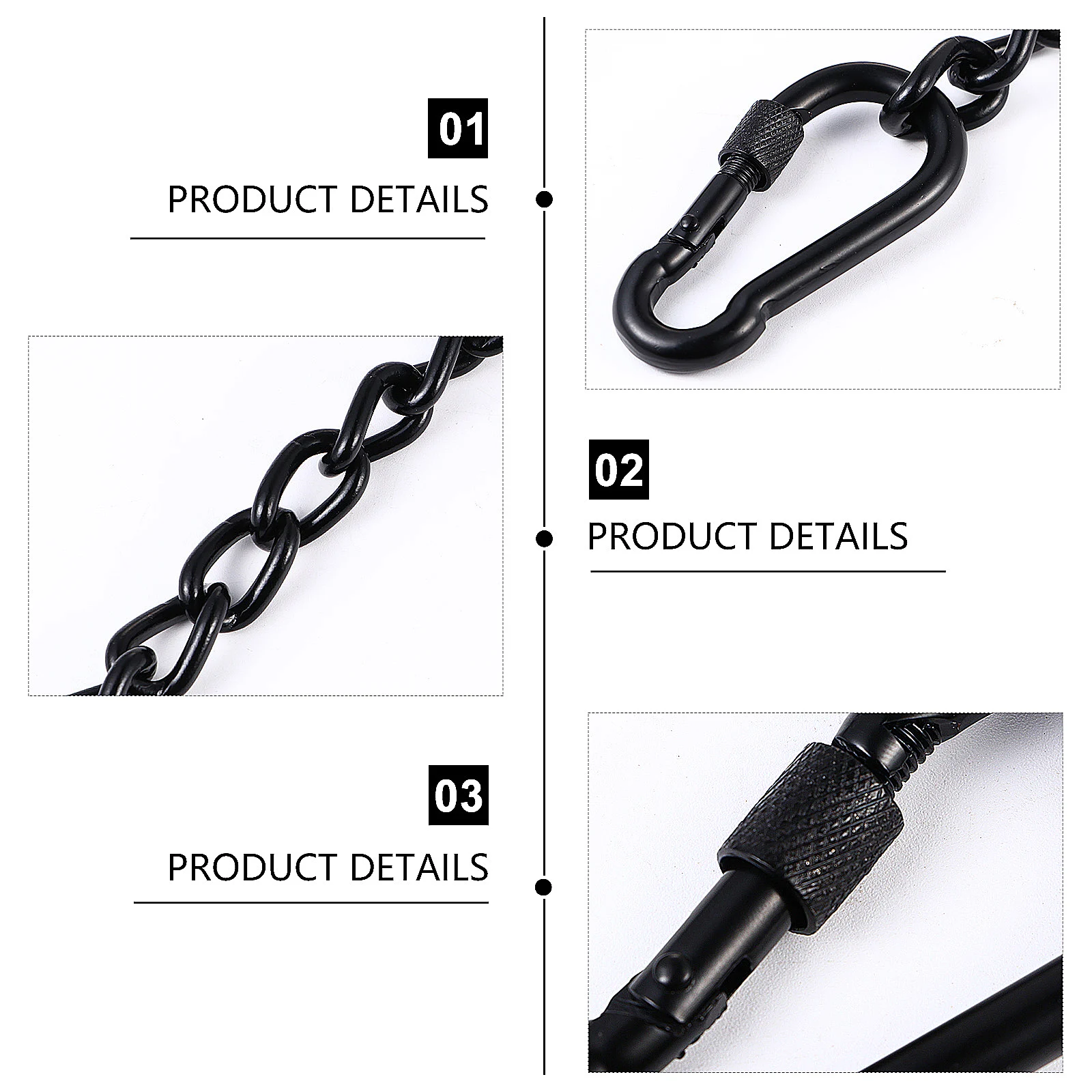 

Stainless Steel Swing Chain Adjustable Hanging Chains For Outdoor Swing Set Accessories Corrosion Resistant Heavy Duty