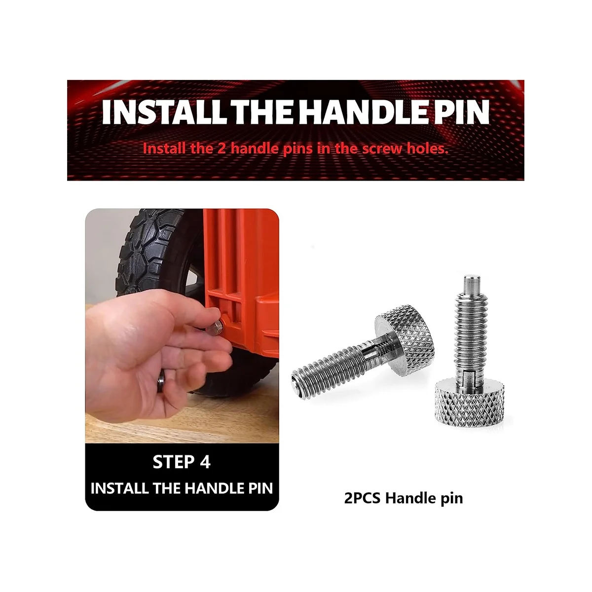 Packout Handle Remoção Kit B, Quick Release Pins