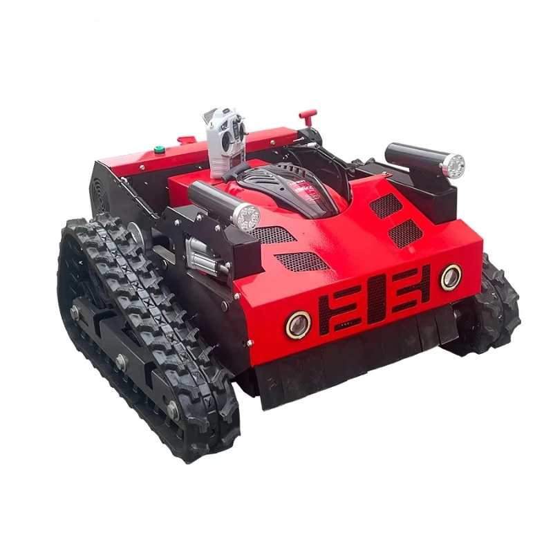 تخصيص جزازة العشب روبوت ذاتية الدفع التحكم عن بعد جزازة العشب الأقمار الصناعية GPS جزازة العشب اللاسلكية العالية