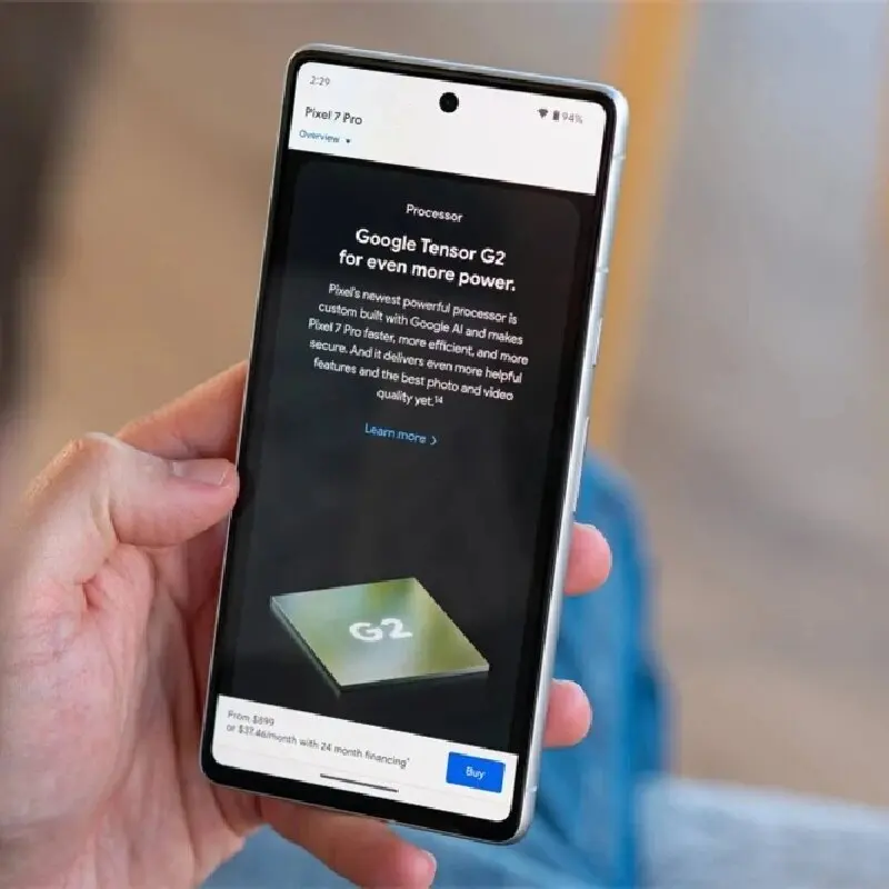 هاتف Google Pixel 7 5G الذكي Pixel7 Google 7 ROM 128GB 6.3 بوصة 2340x1080 شاشة 50MP كاميرا GPS هاتف مستعمل غير مقفول #4