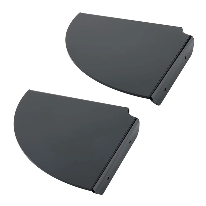 

ABXF-2 Pcs Acrylic Wall Mount Floating Corner Shelves Quarter Shower Shelf Hanging Corner Shelves Wall Display