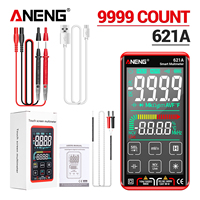 ANENG 621A Touch Screen Digital Multimeter 9999 Counts Auto Range Rechargeable Portable NCV Universal Meter Voltmeter Ammeter