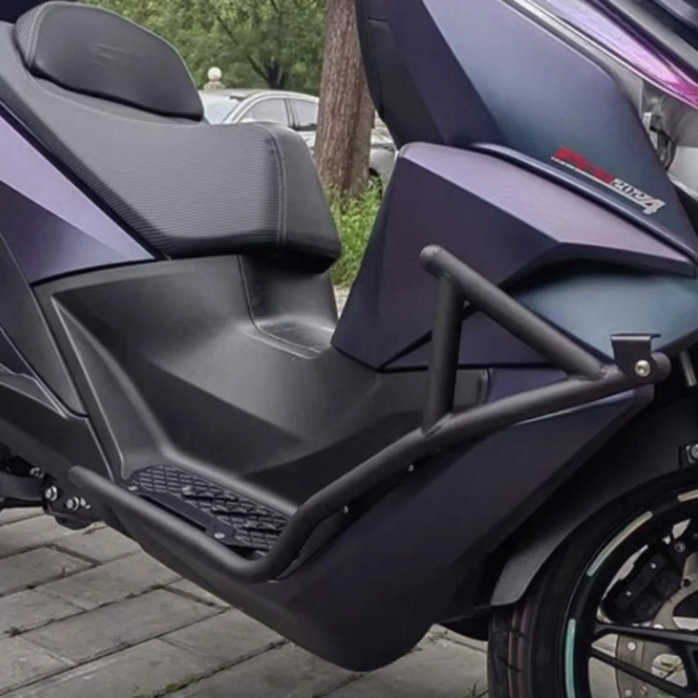 For VOGE SR250GT/SR3 250 modification accessories - stainless steel reinforced bumper guard - aluminum footrest