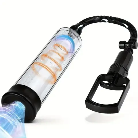 1pc Peniss vacuum pump manual Peniss extend pump pressure device adult male toys with suction sleeves Manual Peniss Pump For Adults